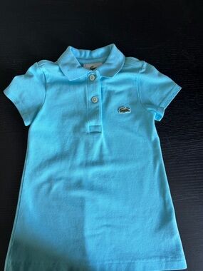 Lacoste Light Blue Girls' Polo Tunic